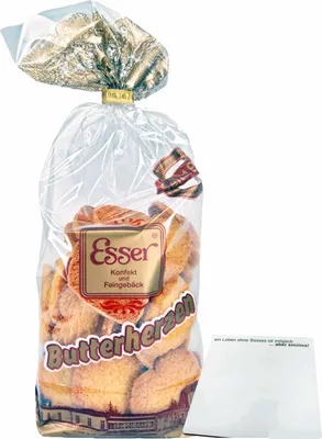 Produktbild von Esser Butterherzen (250g Beutel) + usy Block