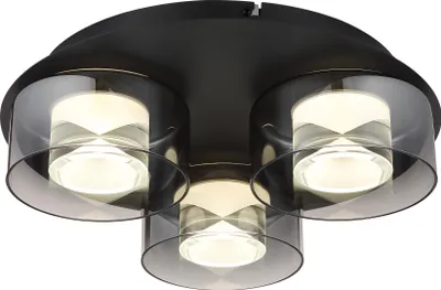 Produktbild von Globo Lighting Deckenleuchte Metall schwarz matt, LED