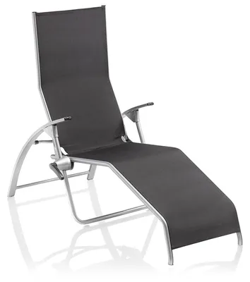 Produktbild von Kettler Tampa Bäderliege Saunaliege 1710-9400 Silber / Charcoal