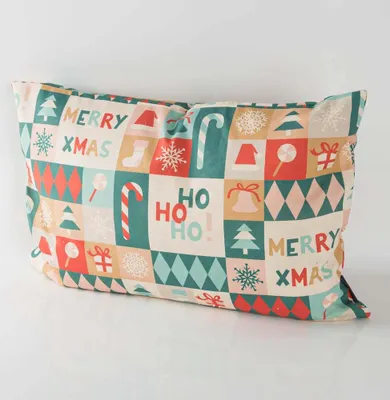 Produktbild von Kissenhülle HoHoHo! in versch. Größen von SCHÖNER LEBEN. Größe 60x80cm (HxB) 60x80cm (HxB) Größe