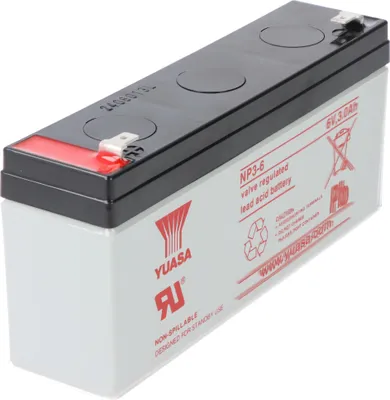 Produktbild von Yuasa NP3-6 Akku Blei PB 6 Volt 3Ah Faston 4,8mm