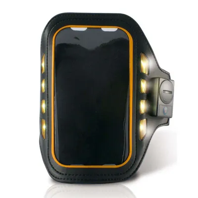 Produktbild von Sportarmband mit LED KSIX 4" Schwarz Neopren