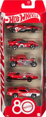 Obrázek produktu pro Mattel Hot Wheels Výjimečný 5-pak Autíček k Výročí JGK08