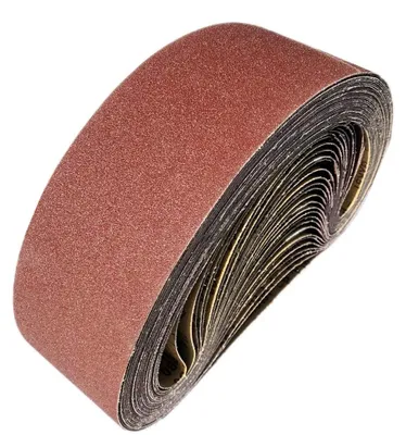 Produktbild von 12 Schleifbänder, 100 x 915 mm, Set mit verschiedenen Körnungen für Bandschleifmaschine