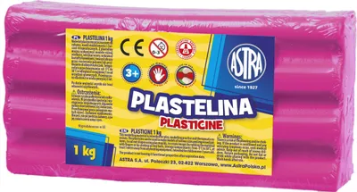 Produktbild von ASTRA Knetmasse 1kg Dunkelrosa, 303111008