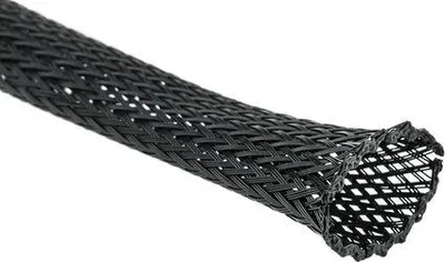 Produktbild von Polyestergeflecht 3/6 mm Schwarz