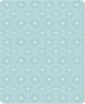 Produktbild von MuchoWow® Mauspad Mousepad Schneeflocken - Winter - Design - Sterne 30x40 cm - Mousepads - Maus Mat - Pad - Mausunterlage - Mausmatten