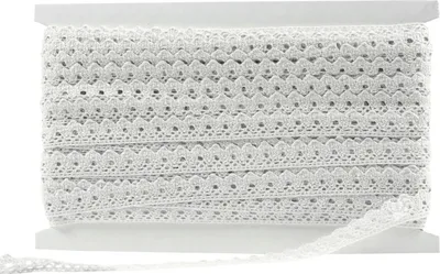 Produktbild von 27 m Klöppelspitze aus Polyester 15mm breit Häkelspitze Spitzenband