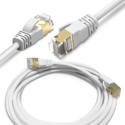 Produktbild von Netzwerkkabel CAT8 Internet Netzwerk Slim Kabel 2m Patchkabel Ethernet DSL LAN