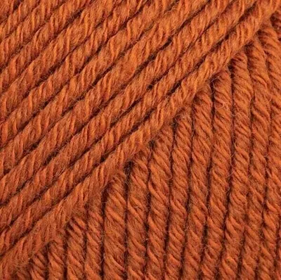 Zdjęcie produktu dla Drops Bawełna Merino Uni Colour 25 Rust Przędza dziewiarska