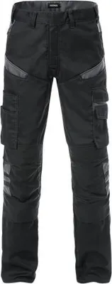 Produktbild von Fristads Hose 2555 STFP 129482, Farbe:schwarz/grau, Größe:D100