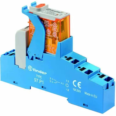 Image de Finder Relais de couplage, série 4C avec bornes Push-In 1 pce