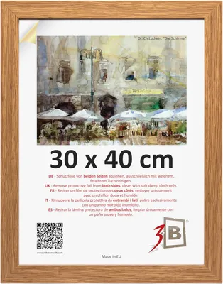 Obrázok produktu pre Fotorámik 30x40 cm, hnedý, drevo, na fotky