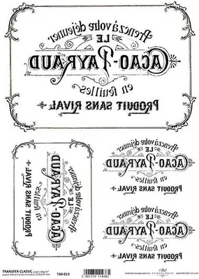 Produktbild von ITD Reispapier Decoupage Bastelpapier Softpapier Serviettentechnik, Classic 013