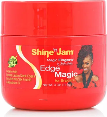 Produktbild von Ampro Shine ’n Jam Magic Fingers Edge Magic for Braiders 4oz 113g
