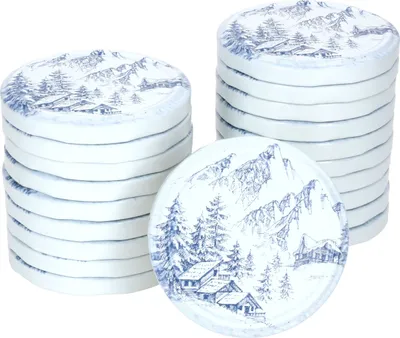 Produktbild von 20er Set Deckel-Set TO82 Alpen Deckel für Marmeladengläser Ersatzdeckel