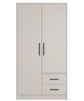 Produktbild von Marmex Garderobenschrank SMART 3 Cashmere zweitüriger Kleiderschrank  100x190x56 cm