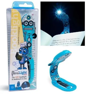 Image de Flexilight Pals Robot Bleu - Lumière du livre