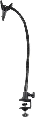 Produktbild von Walimex Schwanenhals 600 x 130 x 130 mm Klemmbereich ca. 3,5 cm mit 1/4" Gewinde, Spigot, Klemmhalter und Studioclip