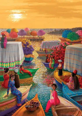 Zdjęcie produktu dla ART PUZZLE Puzzle Flower Harbour 1000 elementów