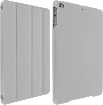 Immagine prodotto di Akashi, custodia a libro con funzione di spegnimento/accensione automatica per Apple iPad Air 2, colore bianco