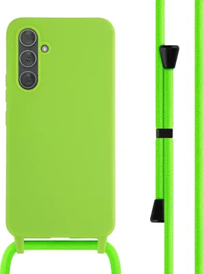 Image de imoshion Étui en silicone avec cordon pour le Samsung Galaxy A54 (5G) - Vert fluo