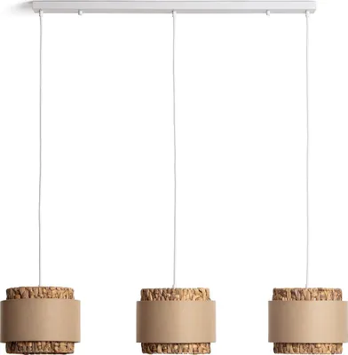 Produktbild von Pendelleuchte Naturfasern Tri Orleans Beige