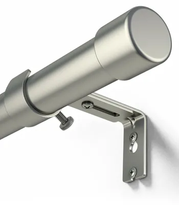 Gardinenstange teleskopisch silber 322–392 cm Ø 22 mm bis 10 kg