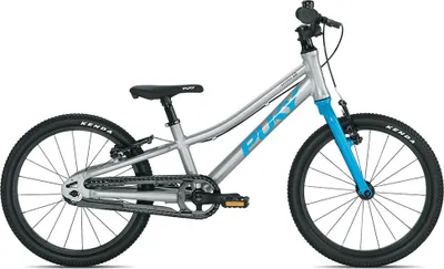 Immagine prodotto di Bicicletta per bambini Puky, modello LS-PRO 18, colore argento e blu, adatta a bambini dai 5 anni in su