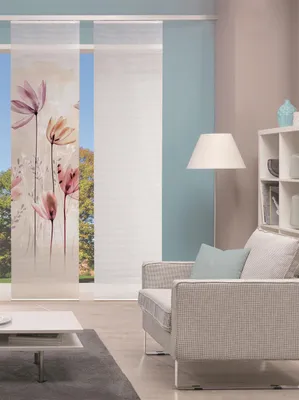 Produktbild von Vision S Schiebevorhang Digitaldruck Bambus-Optik "Kukat" 260 x 60 cm Natur
