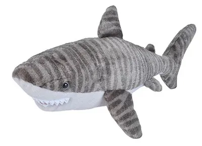 Image de Wild Republic - Doudou - Cuddlekins - Requin tigre