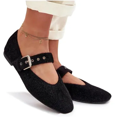 Produktbild von Damenturnschuhe Mit Riemen Schwarze Pamira 41