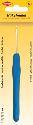 Immagine prodotto di KLEIBER 69981 Gancio per uncinetto KLEIBER, misura 4, manico in plastica, blu