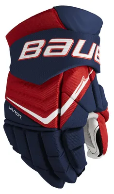 Produktbild von BAUER Vapor Flylite Handschuhe Senior, Größe:14 Zoll, Farbe:navy/rot/weiss