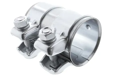 Produktbild von VAICO V10-1839 Auspuffschelle Doppelschelle Ø55mm für VW Golf IV Schrägheck (1J1) GOLF VI (5K1) Golf V Schrägheck (1K1) POLO (9N) TOURAN (1T1, 1T2)