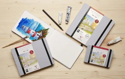 Produktbild von Clairefontaine 975445C, Kunstpapier, 300 g/m², 24 Blätter