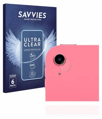 Produktbild von 6x Für Apple iPad 10.9" WiFi 2022 (NUR Kameraschutz, 10. Gen.) Schutzfolie Savvies Displayschutz Display Schutz Folie Klar Transparent