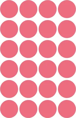 Image de Points de repère 18mm UE=10x96 pièces rouge vif