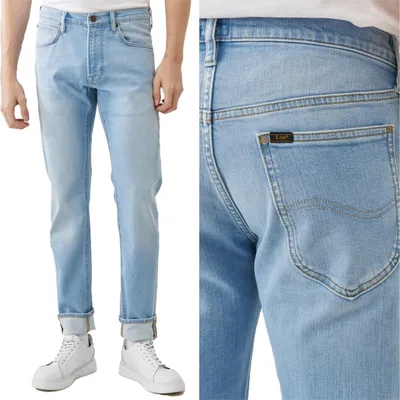 Produktbild von LEE, Herren Jeanshosen, Straight fit, BLEACHED CODY L707NLUH, W31 L32, Blau, Jeans, baggyjeans, buggy