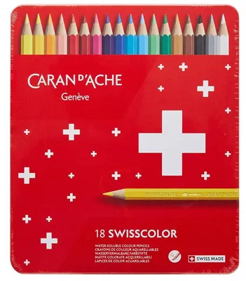 Produktbild von Caran d-Ache Swisscolor Aquarel 18's