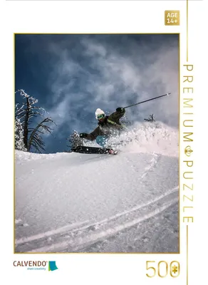 Produktbild von CALVENDO Puzzle Skifahren | 500 Teile Lege-Größe 48 × 36 cm Foto-Puzzle für Erwachsene