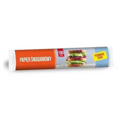 Immagine prodotto di Carta per snack in rotolo 23 cm x 30 cm Pierwsza Cena 100 pz