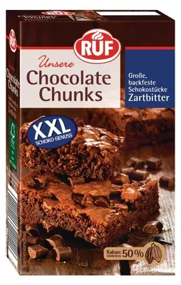 Produktbild von RUF Chocolate Chunks Zartbitter