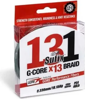 Immagine prodotto di Sufix 131 Braid 150 m Neon Chartreuse 0,235 mm 13,6 kg Lenza intrecciata