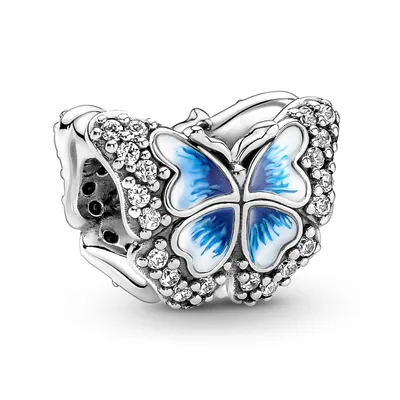Produktbild von PANDORA MOMENTS přívěsek "Modrý motýl" Stříbro 790761C0