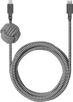 Immagine prodotto di Cavo Native Union Night - USB-C - Lightning, 3 m (Zebra)