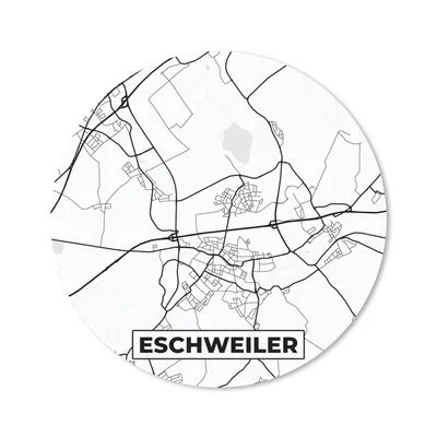 Produktbild von MuchoWow® Mauspad Mousepad Eschweiler - Stadtplan - Karte 50x50 cm - Mousepads - Maus Mat - Pad - Mausunterlage - Vinyl
