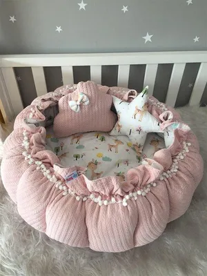 Produktbild von Jaju Baby Spielmatte Baumwolle Gazellen-Muster 120 x 120 cm