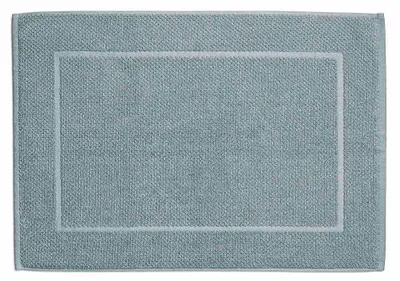 Image de Tapis de bain Lavinia, 100% Coton, 60 x 100 cm, bleu