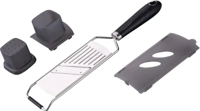 Produktbild von Stanley Rogers Premium Gemüsehobel  Breite Schneidfläche für optimales Hobeln von Gemüse & Mehr  Hochwertige Edelstahlklingen ideal zum Hobeln von Gemüse wie Kartoffeln & Co